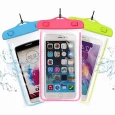 Kit 2, 3 Pcs Bolsa Capa Case Celular À Prova D'Água Impermeável Transparente Universal Praia Piscina