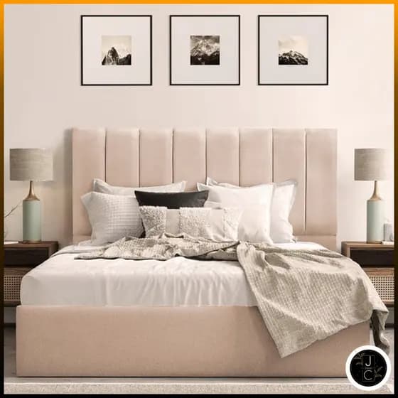 Kit de Cabeceiras 45x20  solteiro retangular Para cama box de casal queen king
