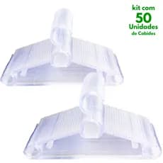 cabide De Acrilico Cabides Reforçado Antideslizantes Atacado Calça Camisa Casacos Loja Com 50 Unidades