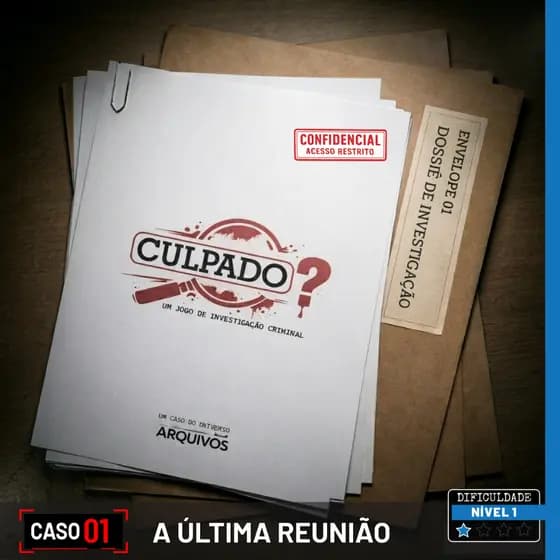 Jogo de Detetive Investigação Criminal