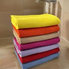 Kit 6 Toalha de Banho Maldivas 100% algodão 60x120cm Sortidas