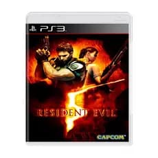 Resident Evil 5 PS3 Jogo Original Com Encarte Reimpresso Mídia Física