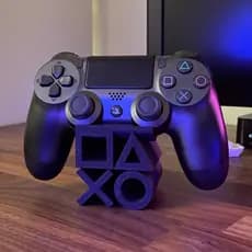 Suporte para Controle PS4 | Organizador Gamer | Base para DualShock 4 | Suporte de Mesa ou Parede