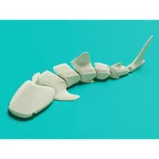 TUBARÃO BALEIA Articulado 3D Decoração Oceano Kawaii Colecionável Presente