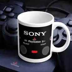 Caneca Controle PS2 Personalizada Gamer | Presente PlayStation 2 Retrô | Porcelana Alta Qualidade 325ml