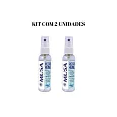 2 Unidades De Pedra Hume Em Spray Musa 60ml Cada