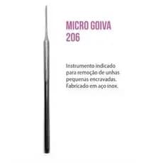 Instrumento 206 aço inox podologia