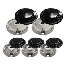 Kit Espalhador + Queimador Fogão Cooktop Brastemp Ative 5 Bocas (BACIA ATIVE 2/3)
