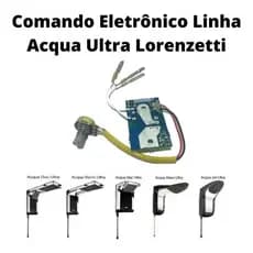 Comando Circuito Eletrônico Com Potenciômetro (chavinha da temperatura) Lorenzetti Acqua Ultra Original Novca