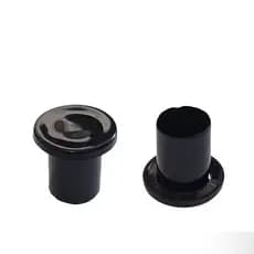 Tampa De Mangueira De Chuveirinho Preto Para Chuveiros Linha ACQUA