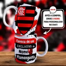 Caneca De Time Personalizada Com Seu Nome Xícara de Porcelana