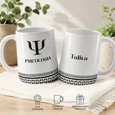 Caneca de Porcelana Personalizada Com Nome Profissões Presente Criativo 325ml
