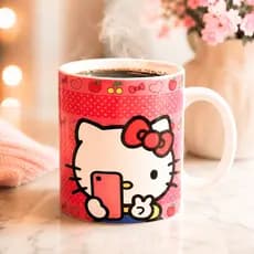 Caneca De Porcelana Pesonalizada Hello Kity Xicara Presente Criativo