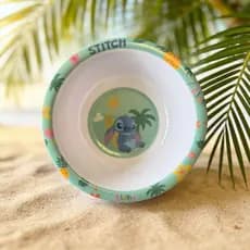 Bowl Tigela Stitch Stit Leve Resistente infantil para Refeicao Lanches Cafe da manha