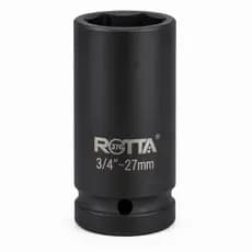 Chave Soquete Sextavado Profissional De Impacto Longo 3/4 27mm - Rotta