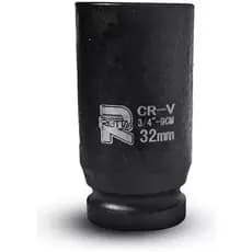 Soquete Impacto 32mm Longo Encaix 3/4 Aço Profissional Rotta