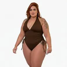 Maiô Body Feminino  Moda Praia Amarração
