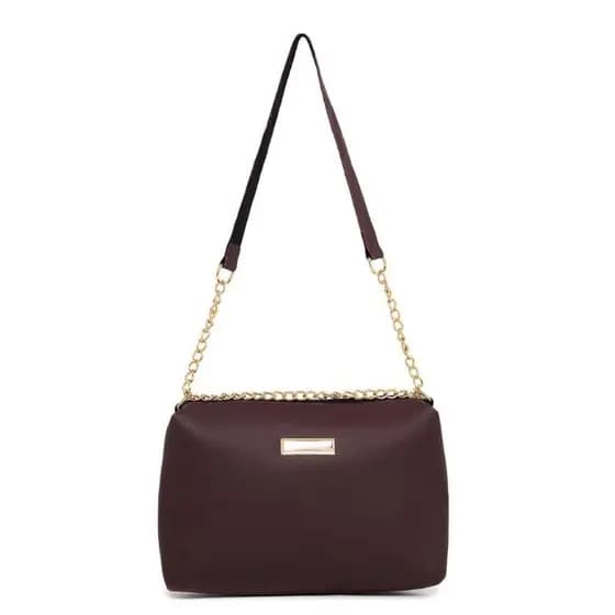Bolsa Glam Luxo Corrente Lateral Tira Colo Zipper