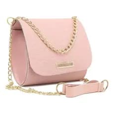 Bolsa Pequena Com Alça De Corrente  Feminina Várias Cores