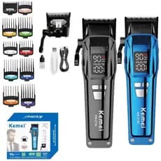 Máquina Corte de cabelo profissional Alta velocidade 9000 RPM Kemei-KM- 2796  novo Display LCD 10W