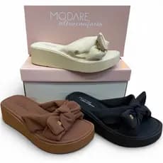 MODARE tamanco 5cm ORIGINAL palmilha conforto soft sense chinelo