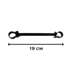 Barra Travessa Barrinha De Guidão Moto Bike 230mm Preto P/Reforçar Guidão
