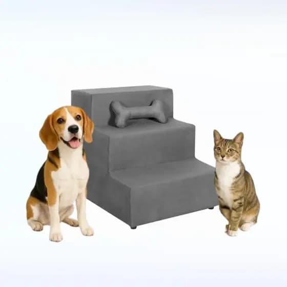 Envio Imediato Escada Para Cachorro Gato Pet 3 Degraus.....