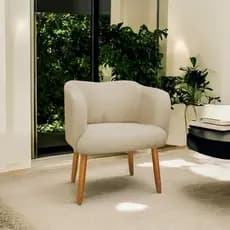 Cadeira Ashley para Sala TV -Poltrona para Estética - Poltrona para Salão de Beleza - Poltrona para Manicure..