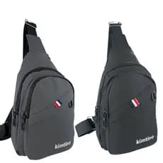 Bolsa Transversal de Ombro Homem Multi-Funcional Crossbody Pochete Carteira Telefone