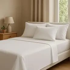 Jogo de Cama Toque de Seda Liso Queen 4 Peças Jolitex