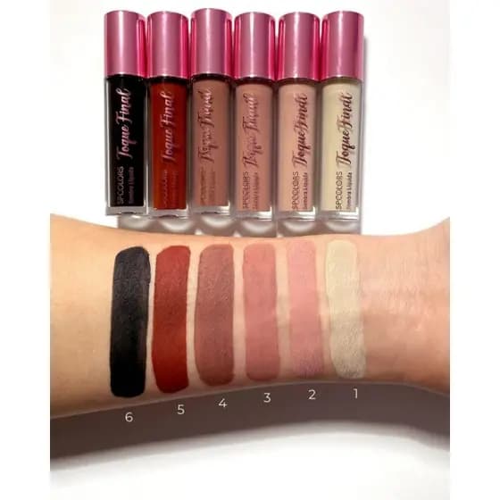 Sombra Líquida Matte SP Colors – Makeup Profissional, Secagem Rápida e Acabamento Perfeito