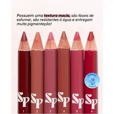 Lapis para contorno labial a prova D'água classic Sp Colors Lançamento