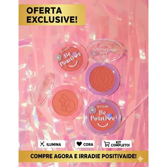 Blush Be Positive SP Colors – Toque de Cor e Beleza para um Rosado Natural