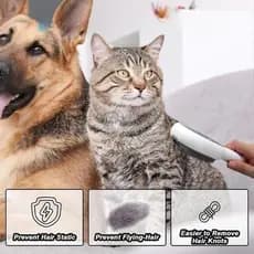 Escova Removedora De Pelos Aparador Para Pet Cachorro Gato Macio Confortável Básico Cuidados