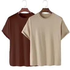 Kit 2 Camisetas Basica Streetwear T-Shirt Camisa Masculina Unissex Slim Promoção Algodão Varias Core