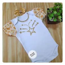 Body de bebê ano novo, body personalizado de Réveillon, body meu primeiro reveillon, body ano novo