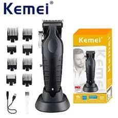 Máquina De Cortar Cabelo KEMEI Km-2296 Profissional Cor Preto 110v/220v