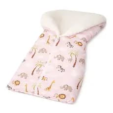 Saco de Dormir Bebê Com Sherpa quentinho Safari Balão saida de maternidade soft promoção viagem