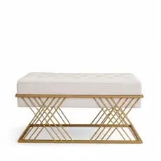 Puff Recamier Treliça – Sofisticação, Conforto e Durabilidade