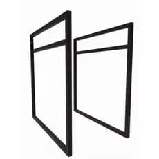 2 Suporte Prateleira Industrial Forno Microondas 45cm Prof