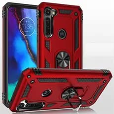 Motorola Moto One Fusion Hyper Action Vision Macro ZOOM Pro Luxury Armor Shockproof Holder Ring Stand Hybrid Thin Case Cover Mobile phone case