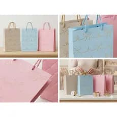 Sacolas de presente em papel premium MÉDIA, porque grandes momentos pedem grandes detalhes 32x26x12