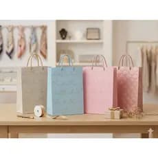 Sacolas de presente em papel premium GRANDE, porque grandes momentos pedem grandes detalhes 41x31x12