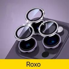 Película Lente Câmera Brilho Diamante iPhone XR/11/12/13/14/15/16/17pro/17 Promax Luxo e Beleza
