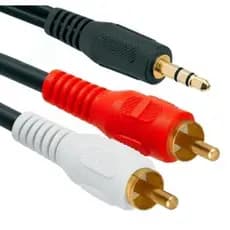 Cabo Auxiliar P2 Macho X Rca Macho Audio 1,5m P/ Som / Tv / Home Theater Audio Video