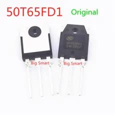 2pçs 5pçs 50T65FD1 SGT50T65FD1PN Original IGBT 50A 650V SGT50T65FD1 TO-3P 50T65 transistor De Tubo Elétrico Único