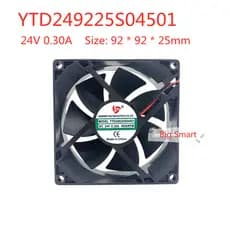 1 pc YTD249225S04501 DC 24V 0.3A Ventilador Conversor De Freqüência 92 * 25mm