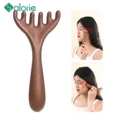 SALORIE Seis-Garra Cabeça Meridiano Massagem Pente Couro Cabeludo Massageador Gua Sha Ferramenta Volta Scratcher Spa Por