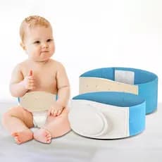 SALORIE Cinto De Hérnia Umbilical Para Bebê Com 3 Almofadas Remendo Descartável Bebês De 0 A 1 Ano