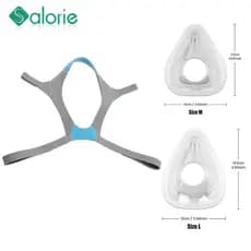SALORIE Máscara Nasal Casa Ventilador Máquina Acessórios Substituição AirFit F20/N20 Cobrindo Boca E Nariz Selo Confiáve